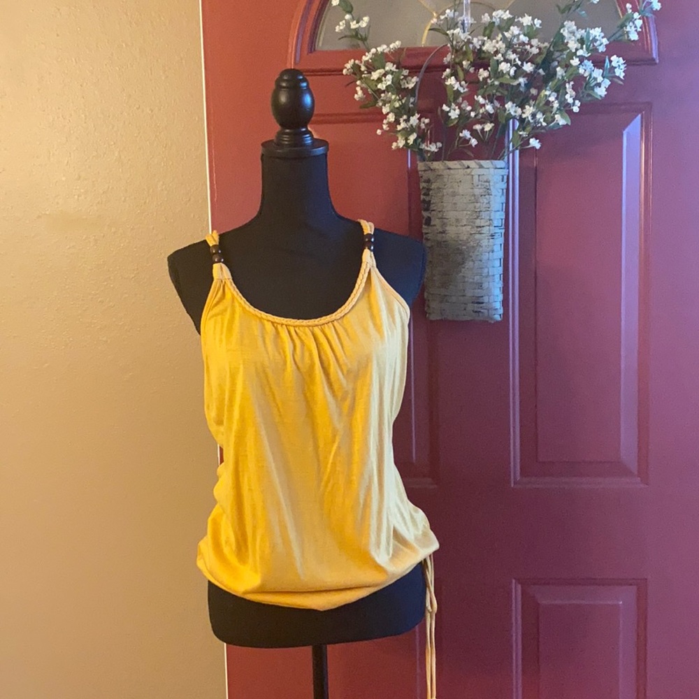 Maurices, mustard yellow tank